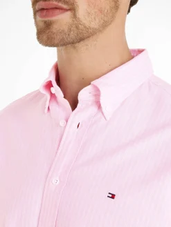 Herren Hemd CL-W OXFORD STRIPE SHIRT Regular Fit Kurzarm