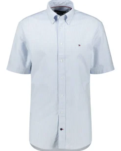 Herren Hemd CL-W OXFORD STRIPE SHIRT Regular Fit Kurzarm
