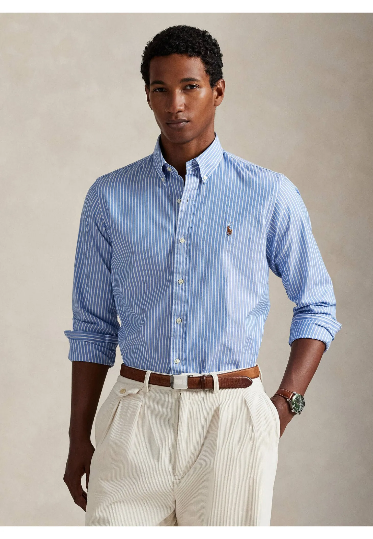 Herren Hemd Custom Fit Langarm