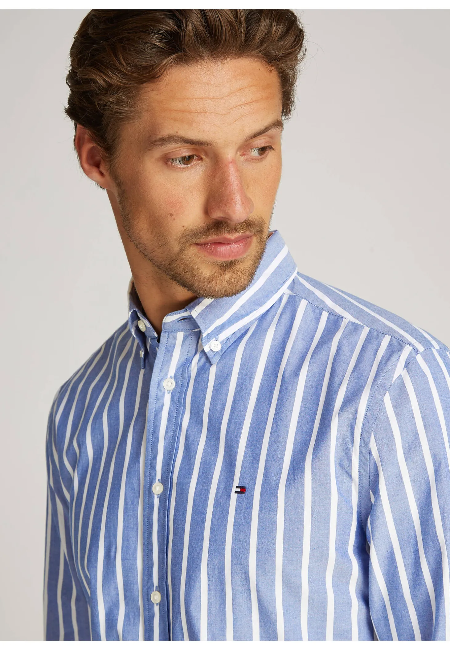 Herren Hemd FLEX POPLIN NAUTICAL Regular Fit