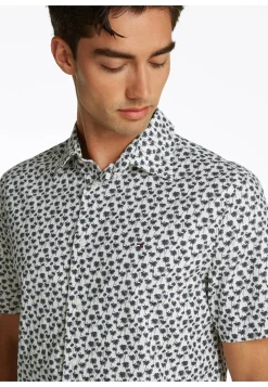 Herren Hemd FLEX POPLIN PALM SF SHIRT Slim Fit