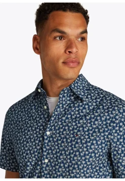 Herren Hemd FLEX POPLIN PALM SF SHIRT Slim Fit