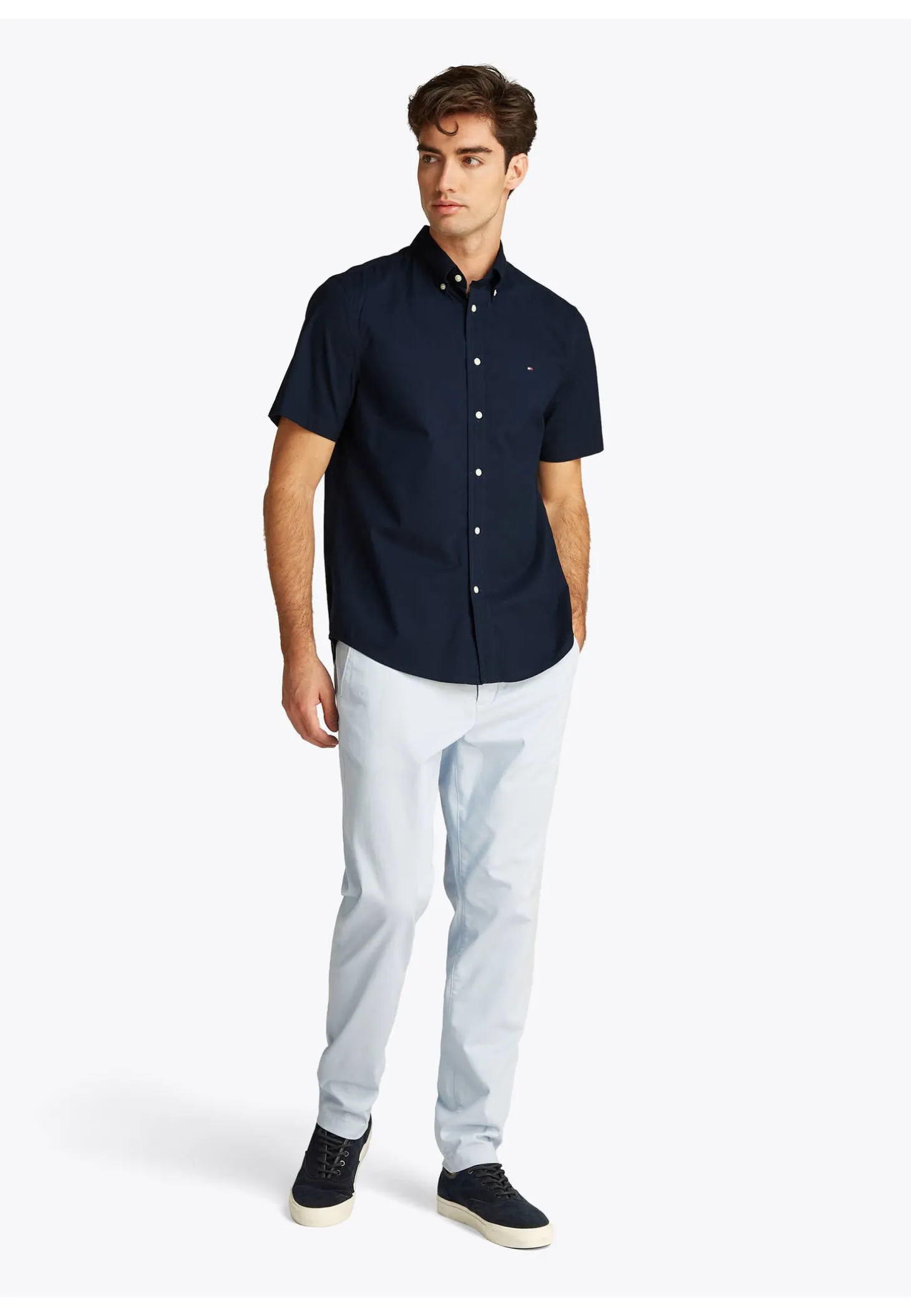 Herren Hemd FLEX POPLIN SOLID SHIRT
