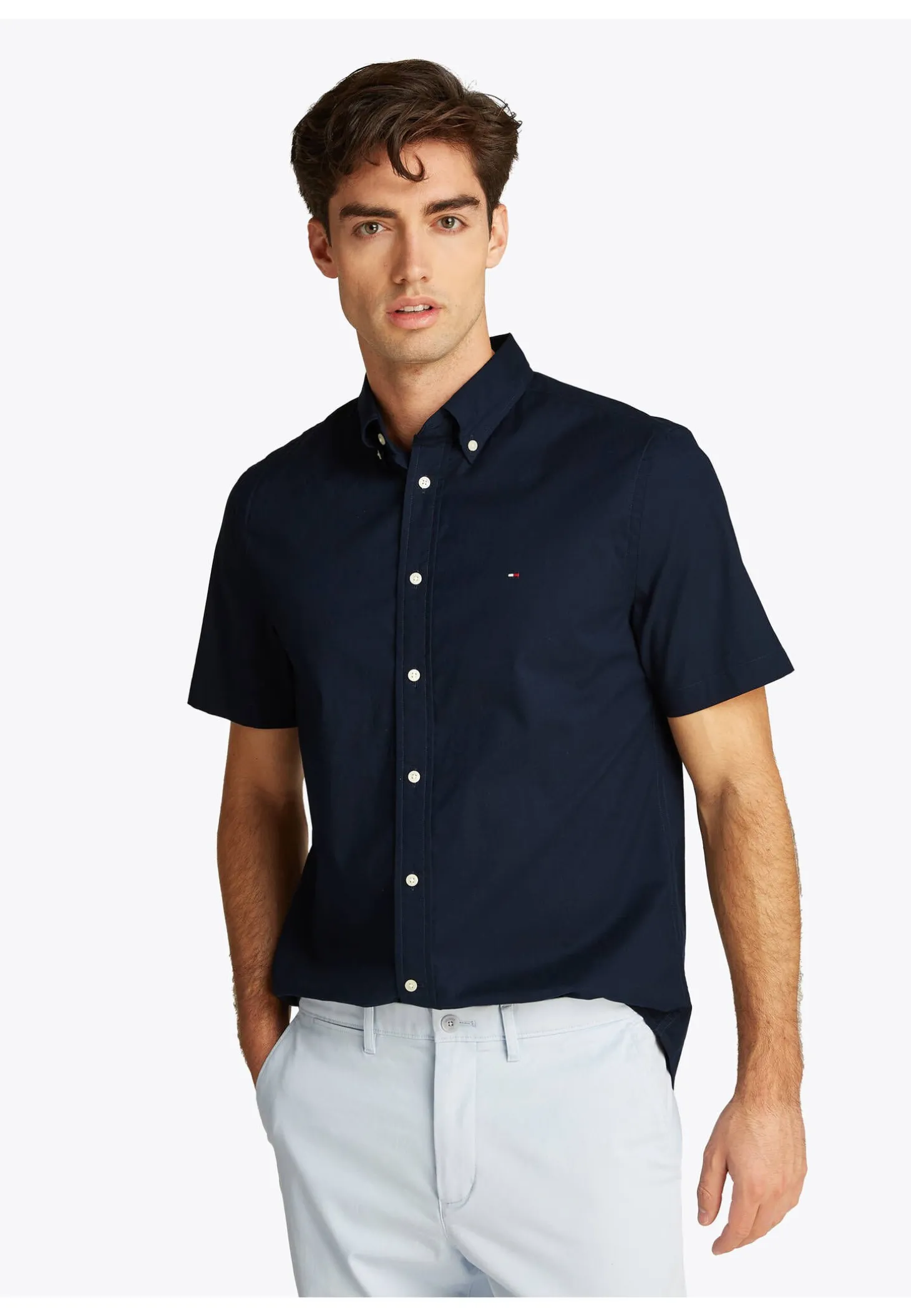 Herren Hemd FLEX POPLIN SOLID SHIRT