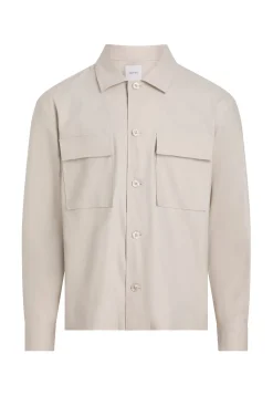 Herren Hemd LINEN LYOCELL STRETCH OVERSHIRT