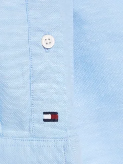 Herren Hemd mit Leinen DC LINEN DOBBY SHIRT Regular Fit Langarm