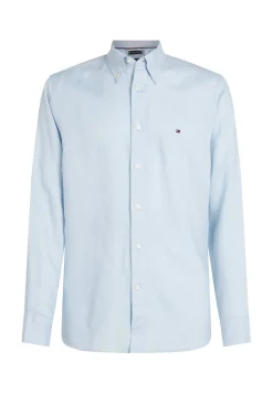 Herren Hemd mit Leinen LINEN BLEND SOLID RF SHIRT