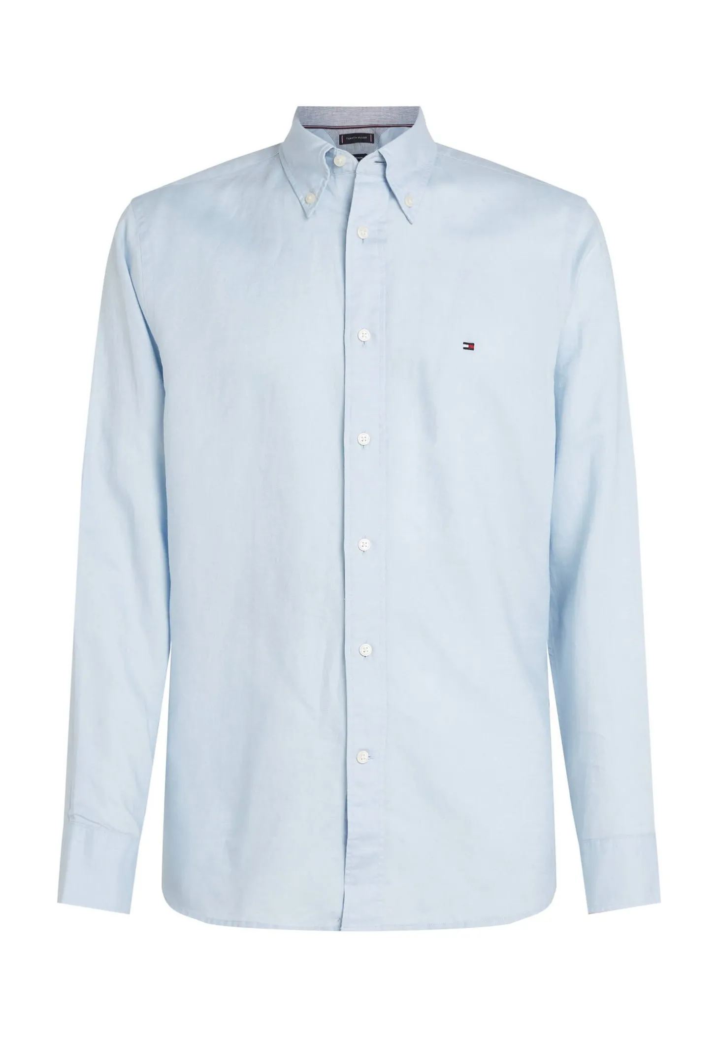 Herren Hemd mit Leinen LINEN BLEND SOLID RF SHIRT