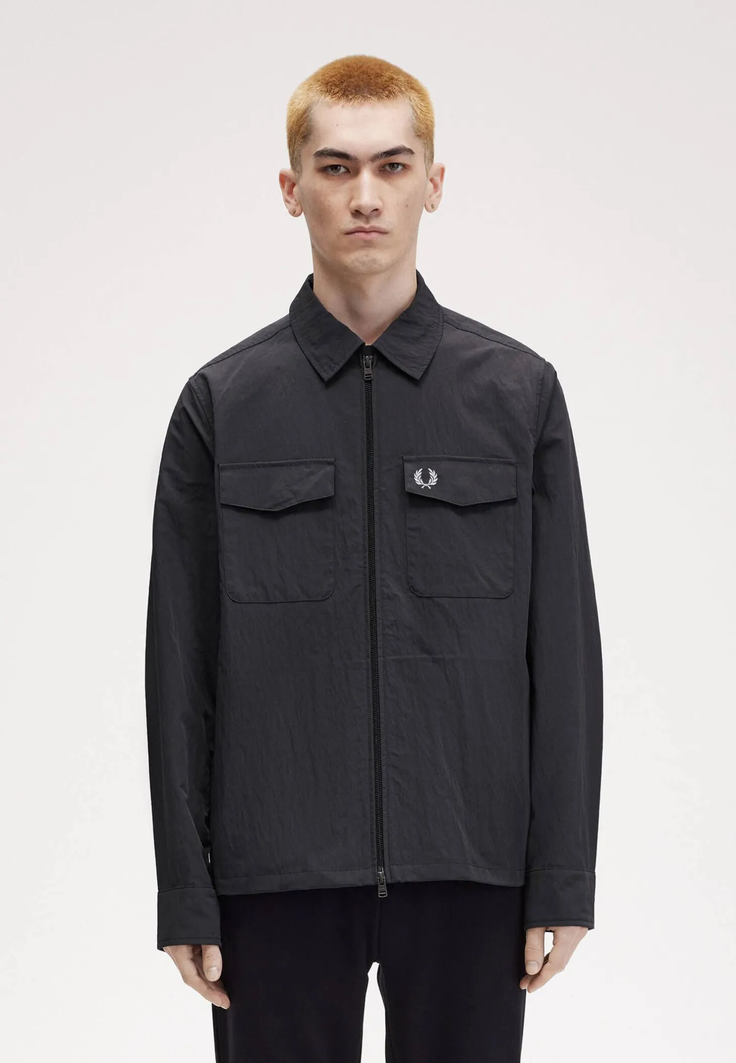 Herren Hemd mit Reißverschluss