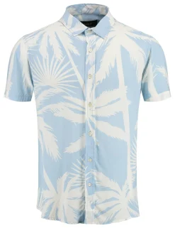 Herren Hemd MSH PALMS Regular Fit Kurzarm