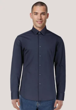 Herren Hemd P-HANK-S-KENT-C1-222 Slim Fit Langarm