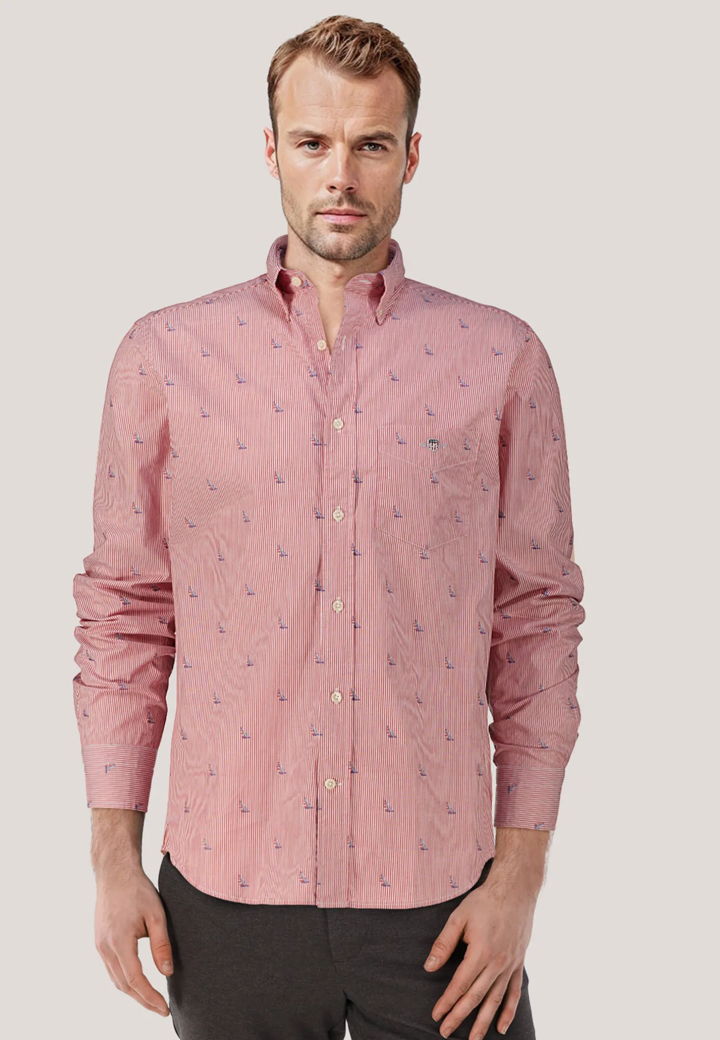 Herren Hemd SAILING FIL COUPE Regular Fit