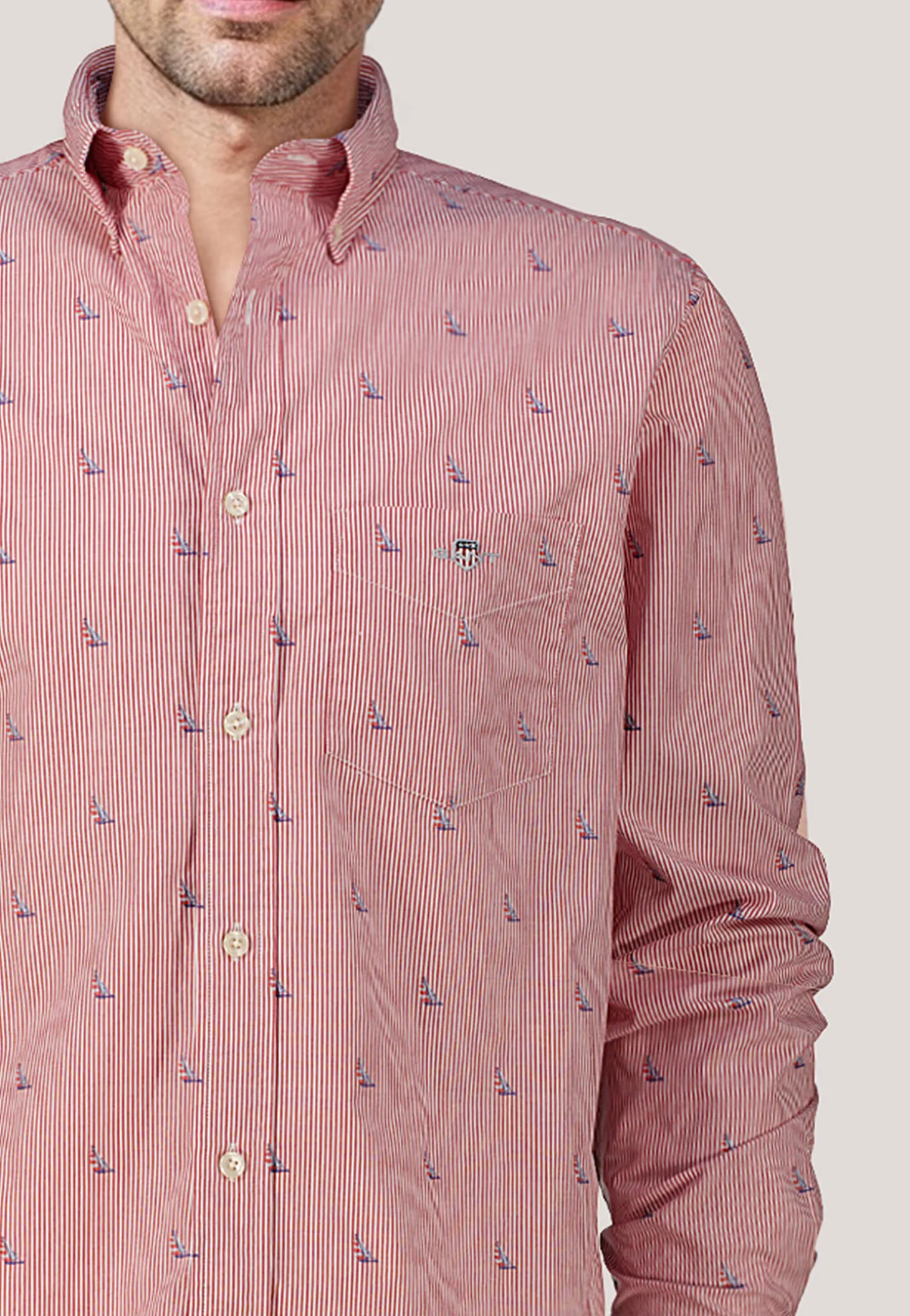 Herren Hemd SAILING FIL COUPE Regular Fit