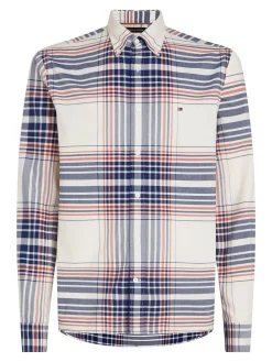 Herren Hemd XL OXFORD CHECK RF SHIRT Regular Fit Langarm