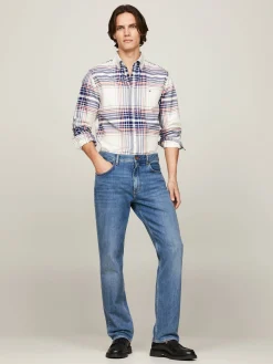 Herren Hemd XL OXFORD CHECK RF SHIRT Regular Fit Langarm