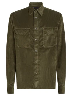 Herren Hemdjacke aus Cord CORDUROY OVERSHIRT Realxed Fit