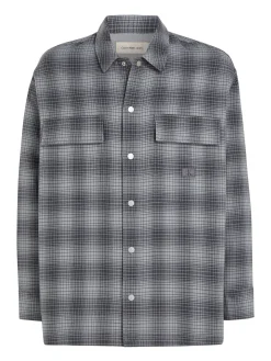 Herren Hemdjacke Oversized