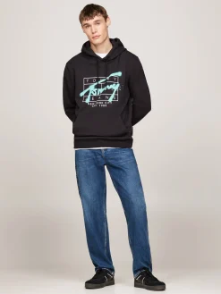 Herren Hoodie mit Graffiti Print