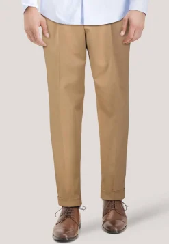 Herren Hose aus Baumwoll-Mix L-PEET-PLEAT-241