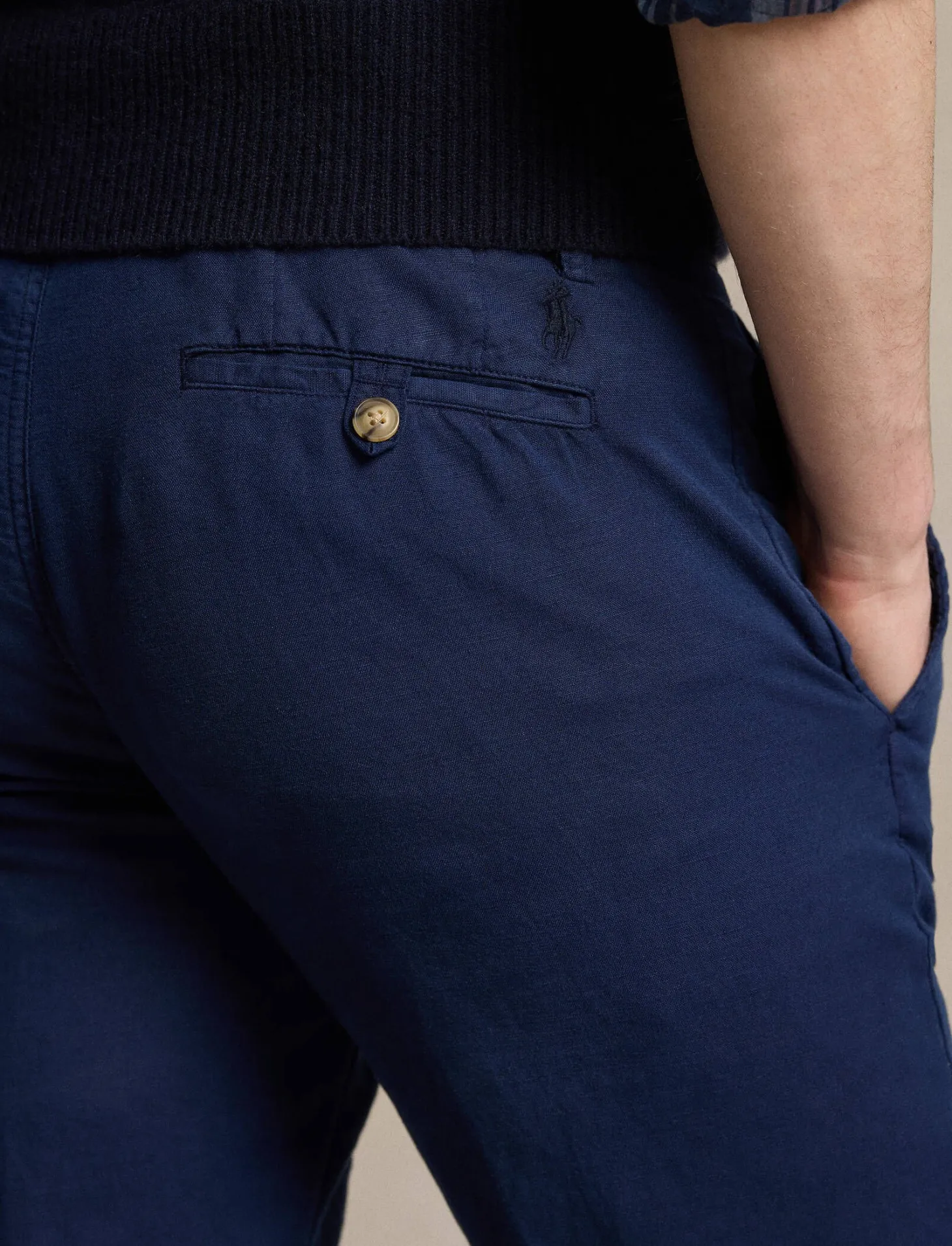 Herren Hose mit Leinen