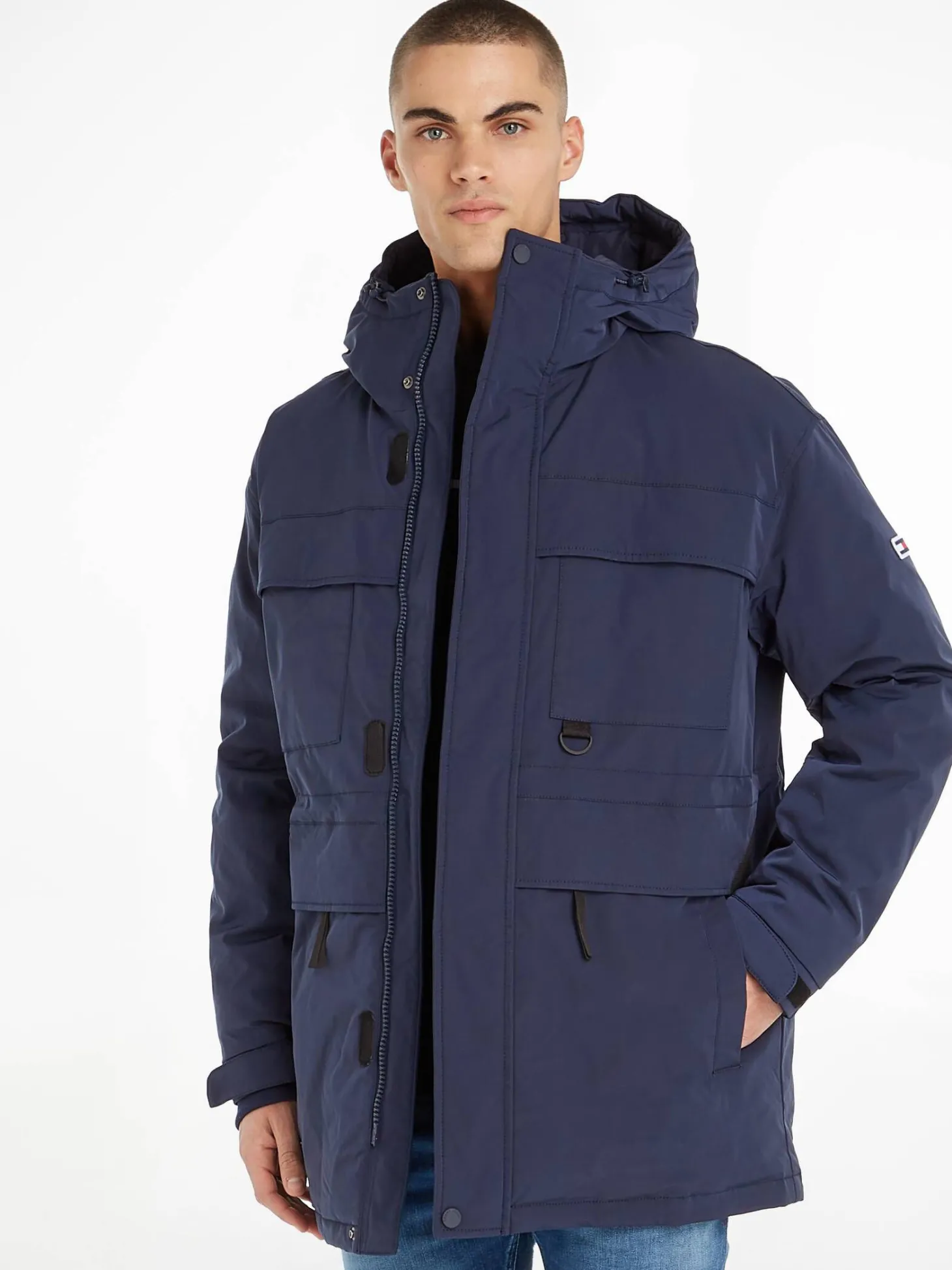 Herren Jacke mit Kapuze TJM TECH PARKA wattiert