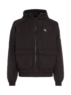 Herren Jacke PADDED HOODED HARRINGTON