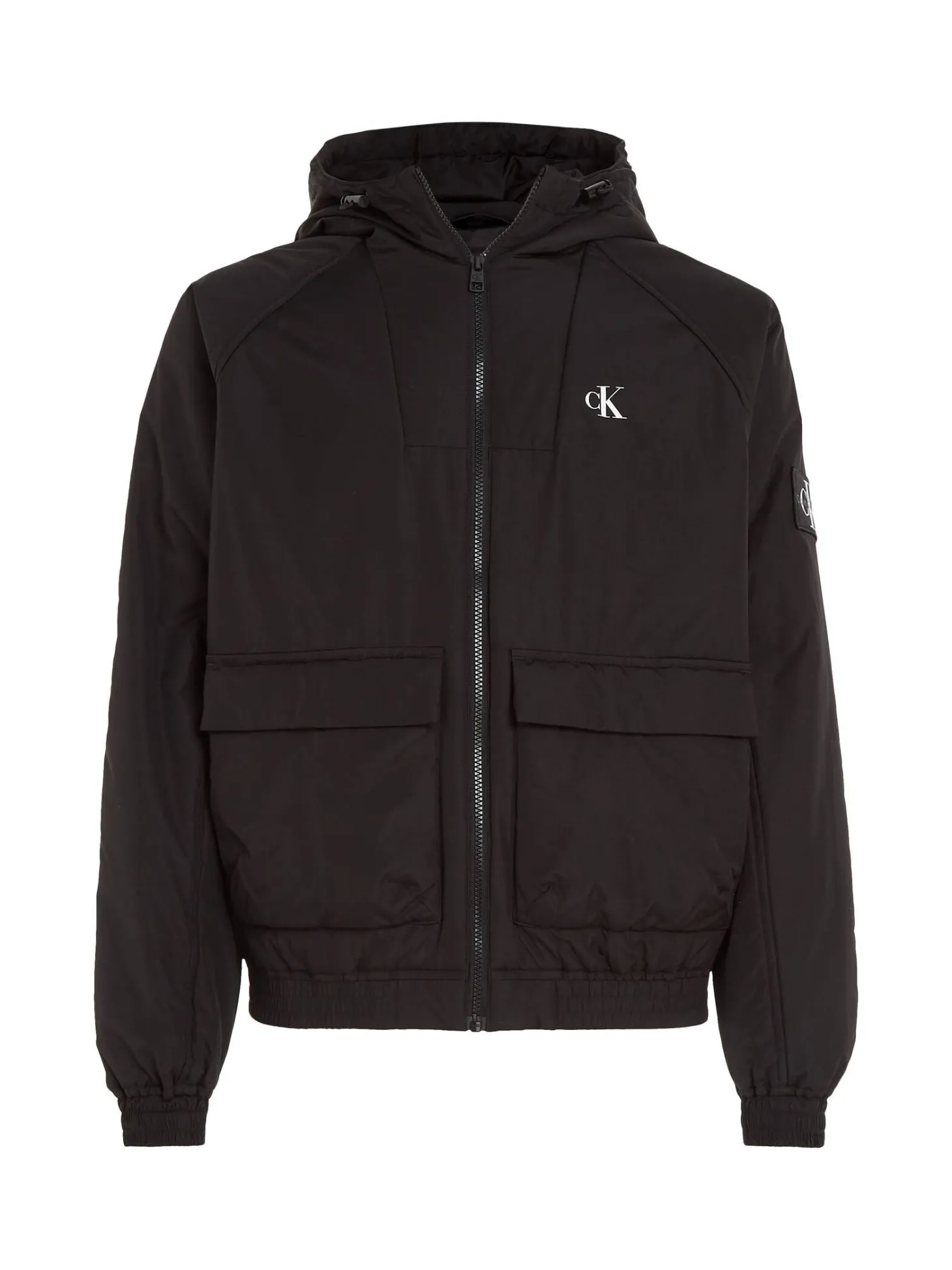 Herren Jacke PADDED HOODED HARRINGTON