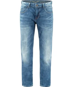 Herren Jeans "Nightflight Stretch Slub Denim" Slim Fit Regular Waist