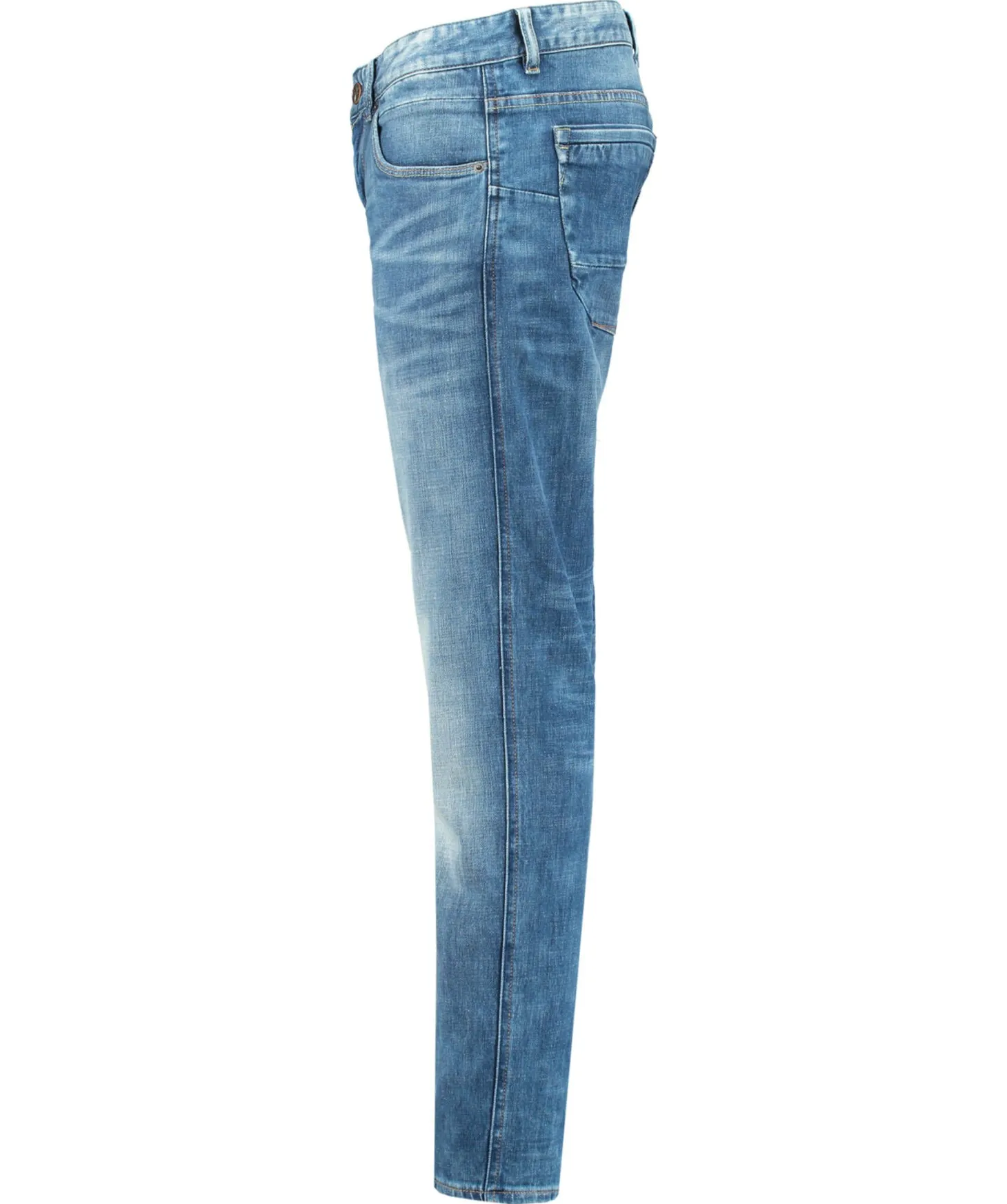 Herren Jeans "Nightflight Stretch Slub Denim" Slim Fit Regular Waist