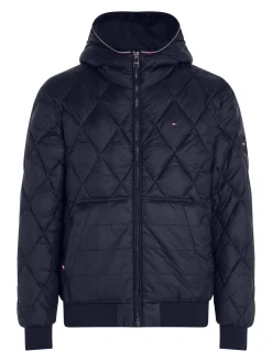 Herren Kapuzenjacke MIX QUILT RECYCLED HOODED JACKET