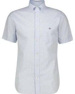 Herren Kurzarmhemd VICHY-KARO aus Popeline Regular Fit