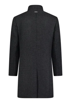 Herren Kurzmantel mit Schurwolle und Wattierung