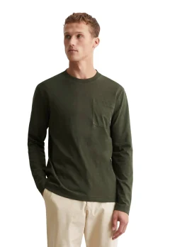 Herren Langarmshirt aus Baumwolle