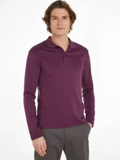 Herren Langarmshirt SMOOTH COTTON SLIM LS POLO