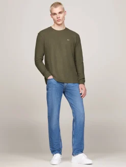 Herren Langarmshirt TJM REG WAFFLE L/S TEE