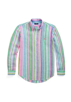 Herren Leinenhemd Custom Fit