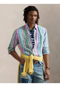 Herren Leinenhemd Custom Fit