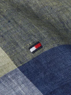 Herren Leinenhemd LINEN MULTI CHECK RF SHIRT Regular Fit Langarm