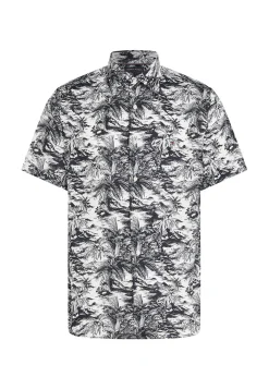 Herren Leinenhemd LINEN VACATION PRT SHIRT Regular Fit