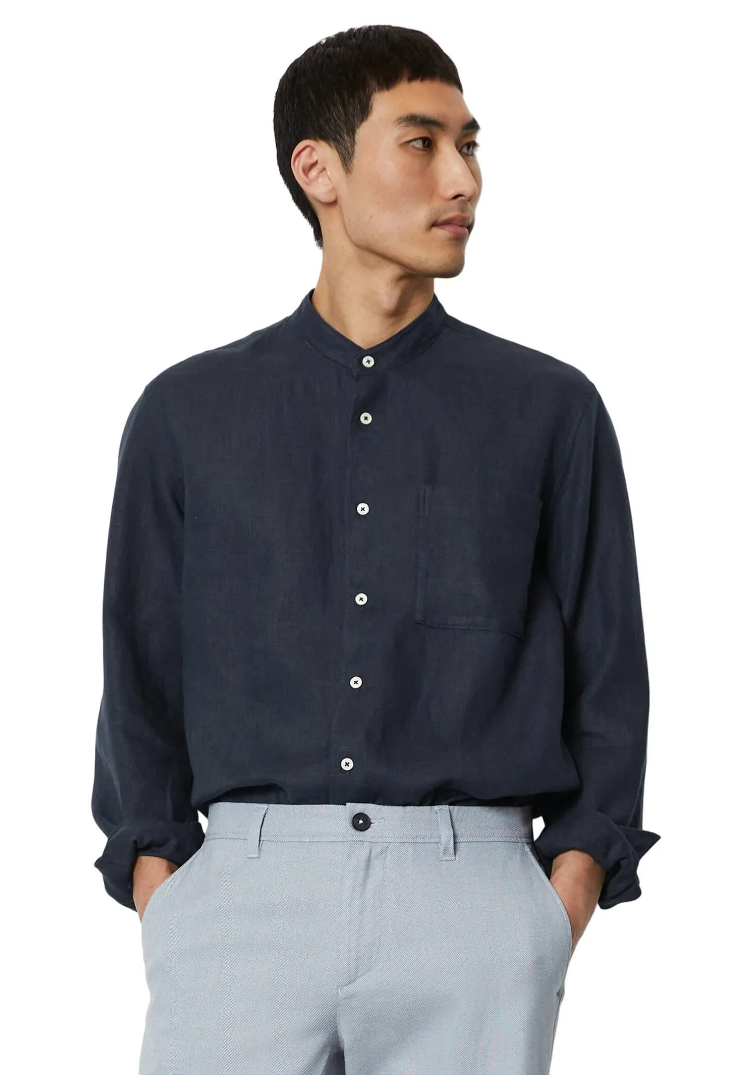 Herren Leinenhemd Regular Fit