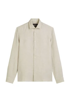 Herren Leinenhemd Shaped Fit