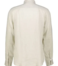 Herren Leinenhemd Slim Fit Langarm