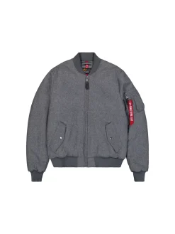 Herren Men - Bomber Jackets MA-1 Wool