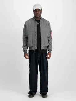 Herren Men - Bomber Jackets MA-1 Wool