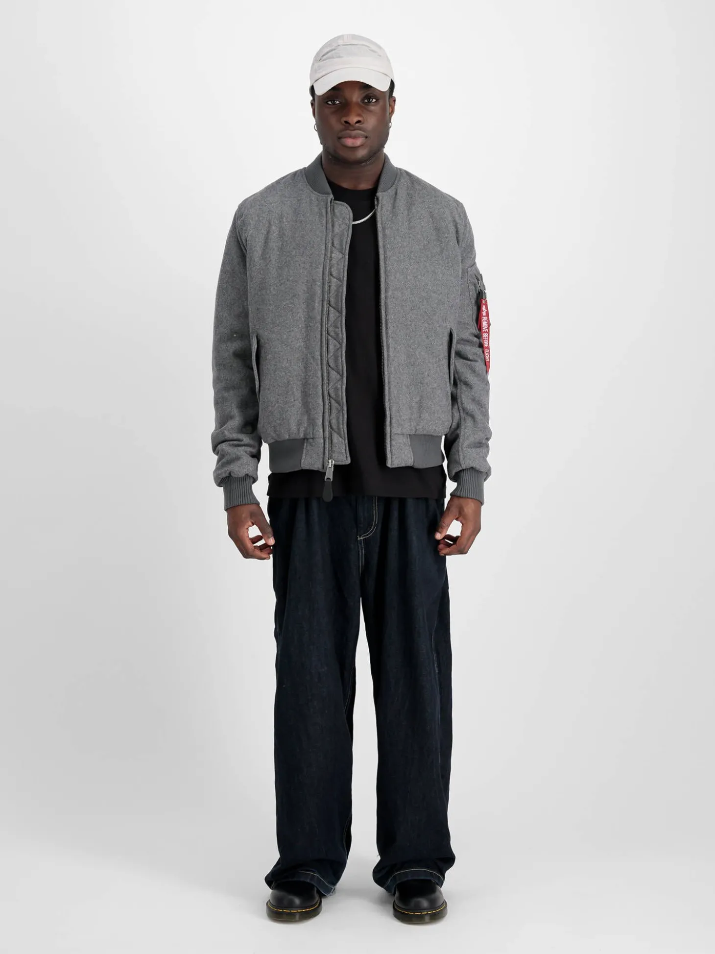 Herren Men - Bomber Jackets MA-1 Wool