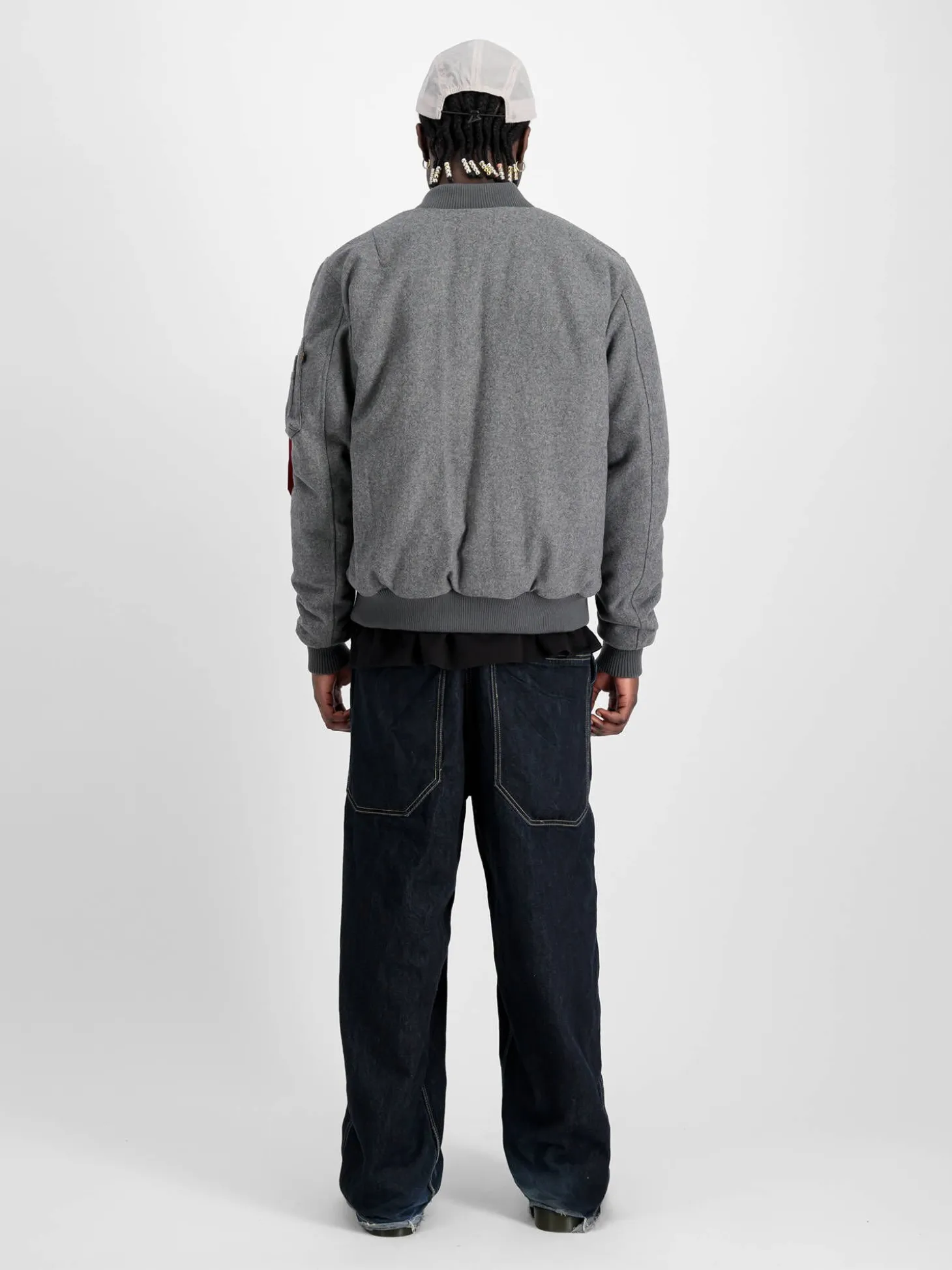 Herren Men - Bomber Jackets MA-1 Wool