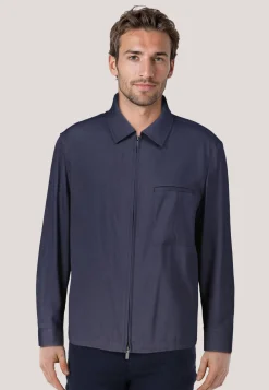 Herren Overshirt P-CARTER-ZIP-WG-252