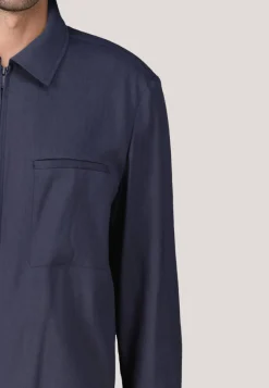 Herren Overshirt P-CARTER-ZIP-WG-252