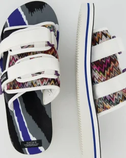 Herren Pantoletten X MISSONI MOTO SUICOKE COLLAB
