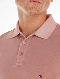 Herren Poloshirt aus Baumwolle GARMENT DYE Kurzarm